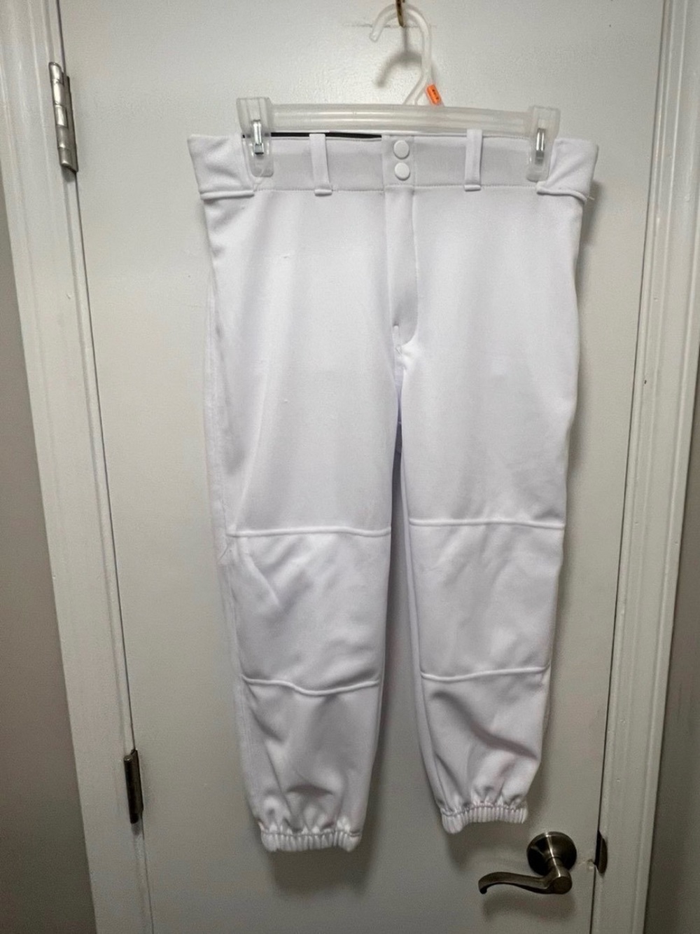 *Boys White Athletic Baseball Pants